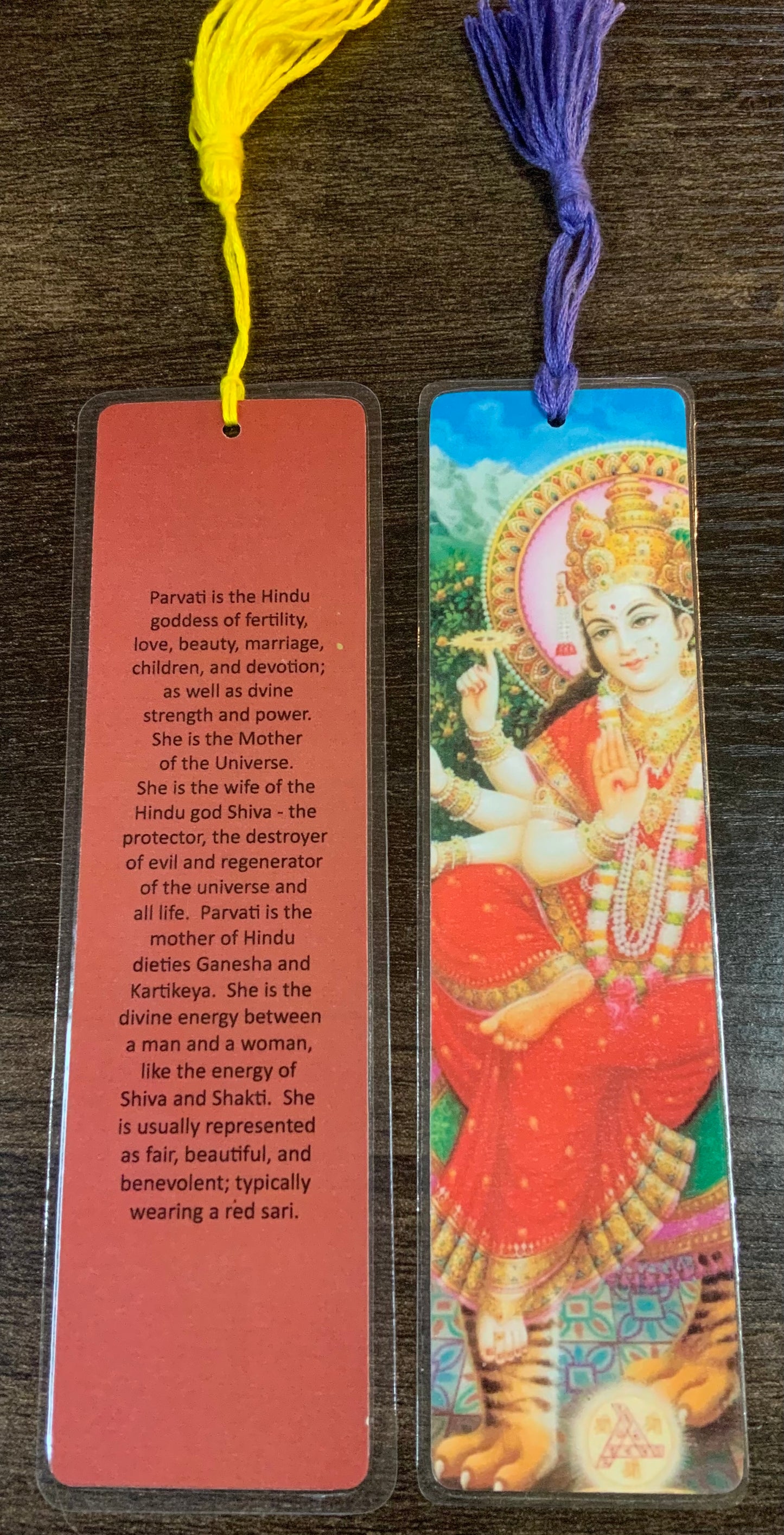 Bookmarks: Hindu Goddesses - Discounts for multiples